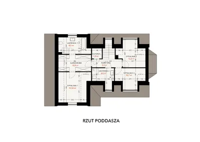 Plan 2 - projekt Rodzinny Komfort 190