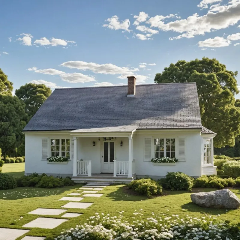 Projekt domu Uroczy Klasyczny 82 - 82 m², 3 sypialnie - dom z werandą w stylu amerykańskim