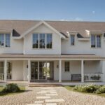 dom z weranda i poddaszem