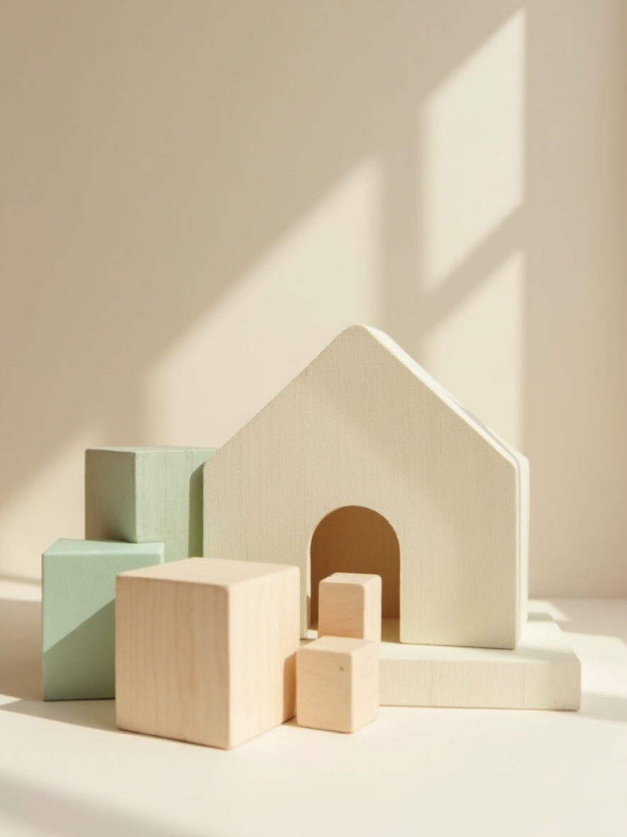 dom z werandą z Kolorowych klocków