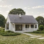 domek parterowy z werandą na działkę letniskową