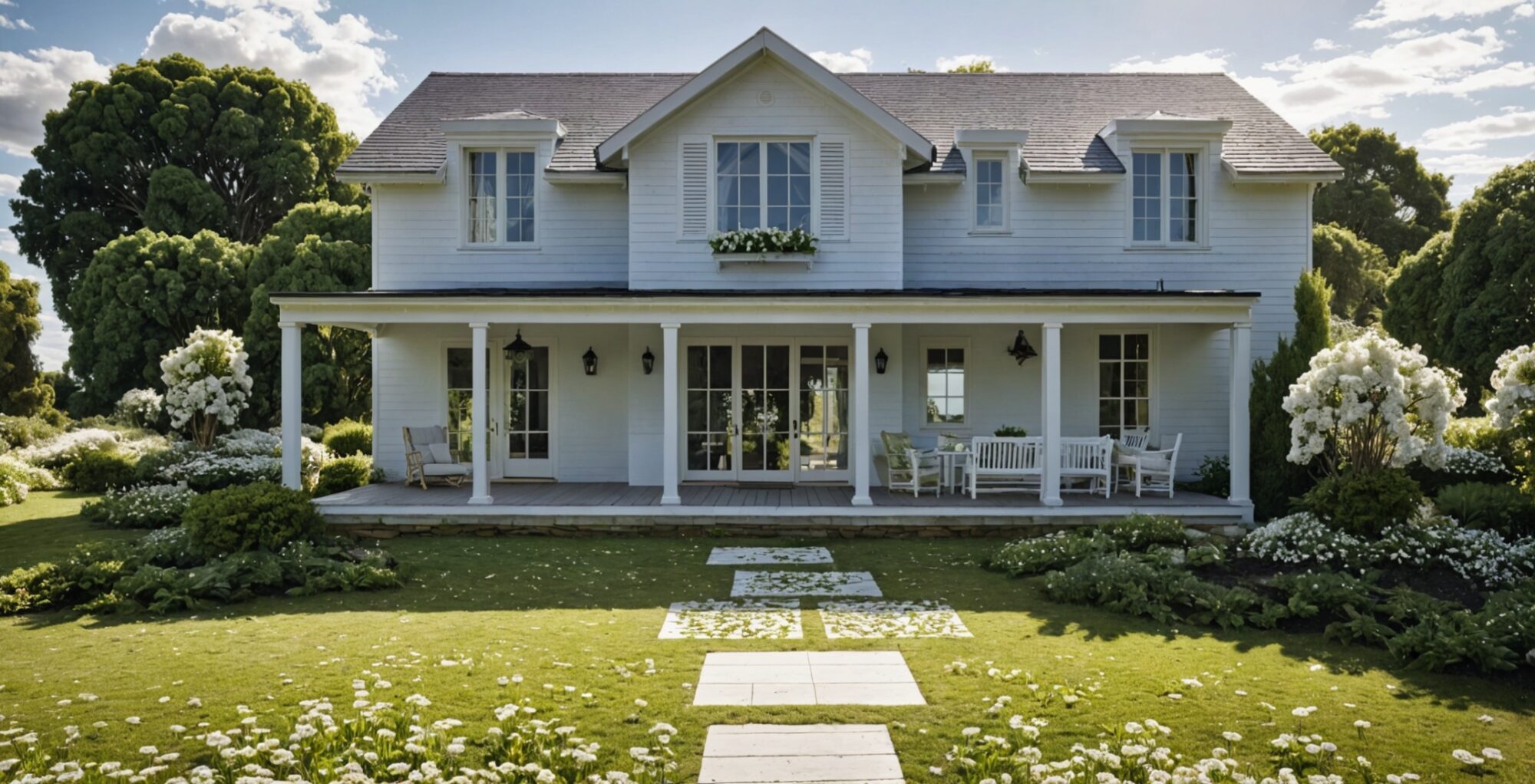 pensylwania dom z weranda ogrod dalej