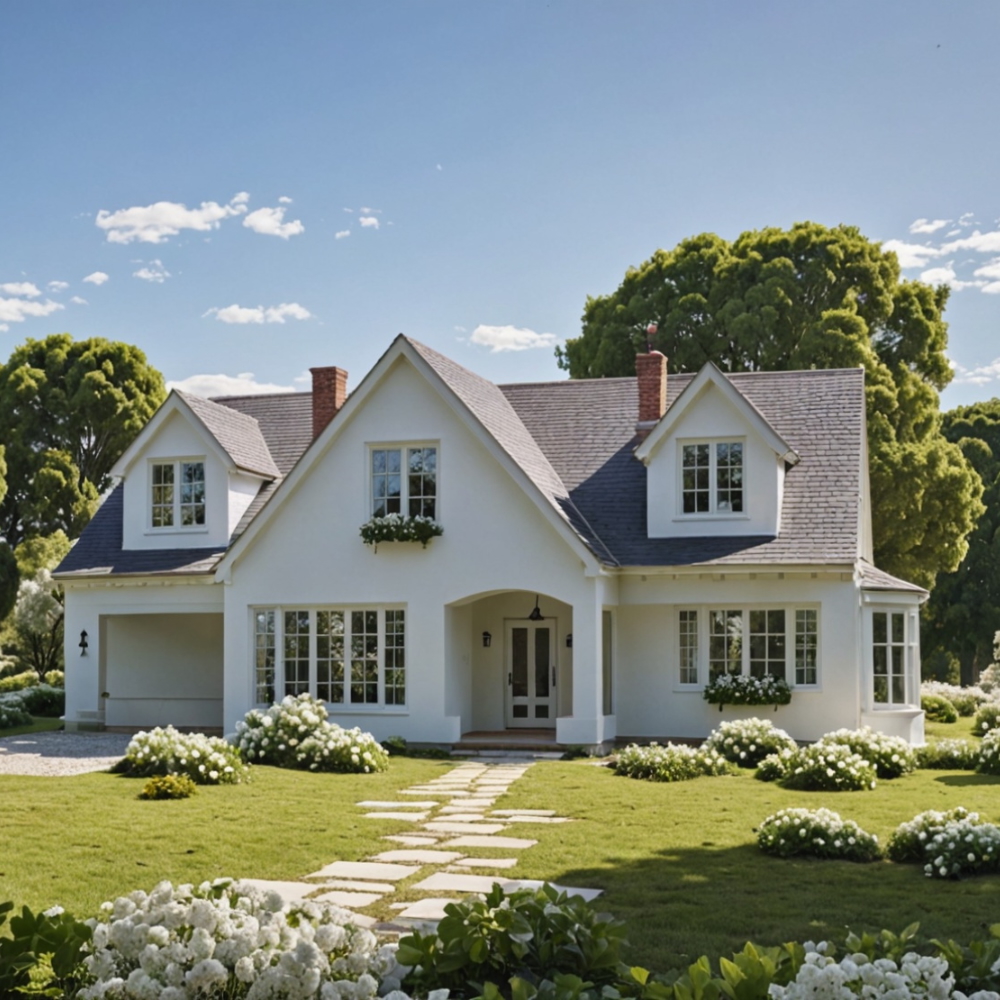 dom z garazem i zadaszonym tarasem