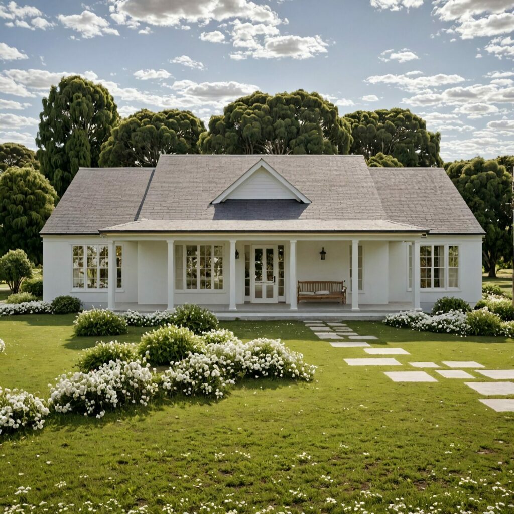 Parterowy dom z werandą