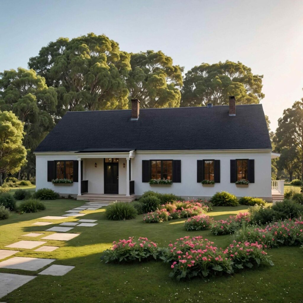 uroczy parterowy 130 dom parterowy z tarasem