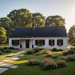 uroczy parterowy 130 dom parterowy z tarasem